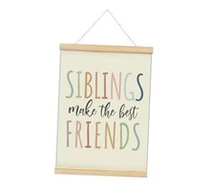 foedor Siblings Make The Best Friends,Nursery Bedroom Playroom Wall Decor