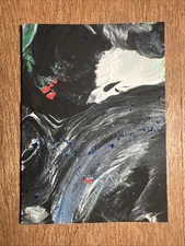 Original ACEO Pocket Moon Mixed Medium Acrylic On Paper Signed By Artist #1535