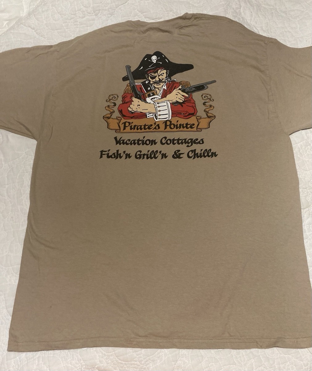 Pirates Pointe Resort Vacation Cottages Ruskin FL Tshirt XL View 3