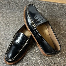 G.H.Bass  Co Weejuns Womens 6 M Black Patent Leather Slip On Penny Loafer Flats