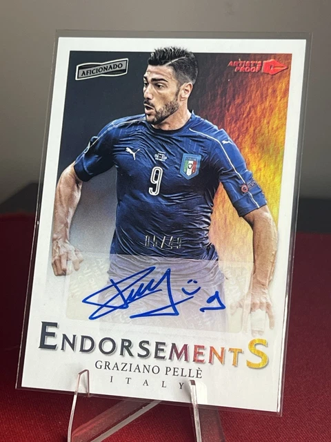 Panini 2016-17 Aficionado Soccer Graziano Pellè Endorsements Auto Artist Proof
