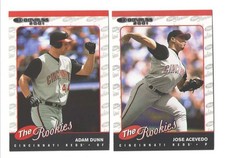 2001 Donruss The Rookies - CINCINNATI REDS Team Set
