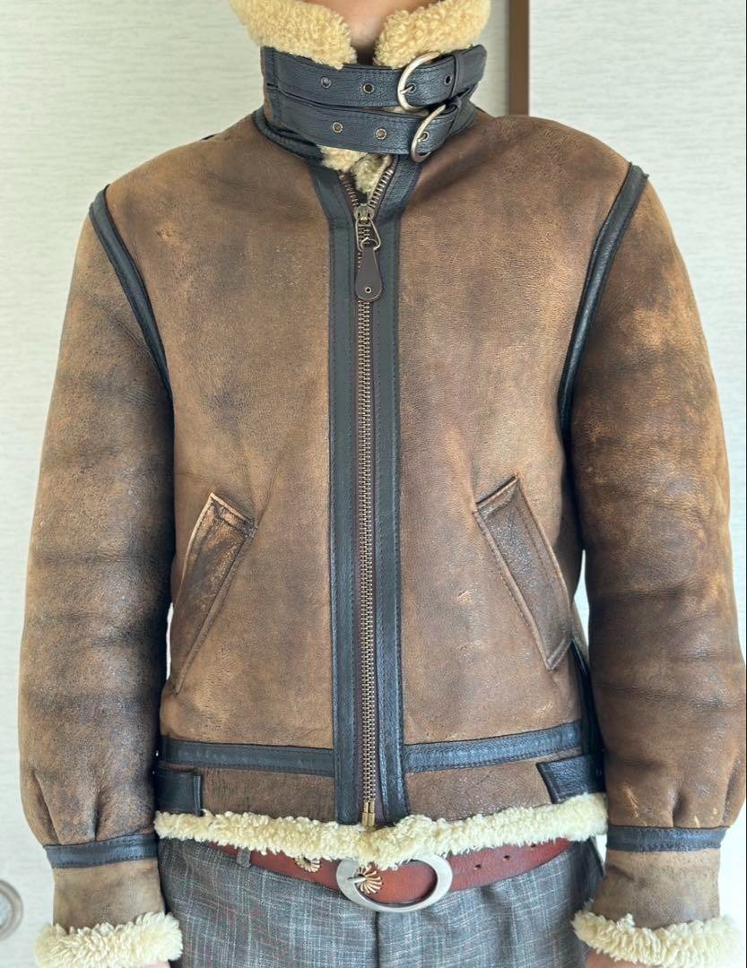 d*2様 Schott Deer Skin 38 lether jacket SCHOTT B-3 Shearling Leather Jacket, Size 38 | eBay