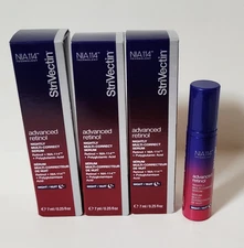 3 x StriVectin Advanced Retinol Nightly Multi Correct Serum 0.25 fl oz Travel Sz