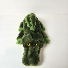 Aurora Alligator 11" Plush Stuffed Animal Green with Gold Eyes B
