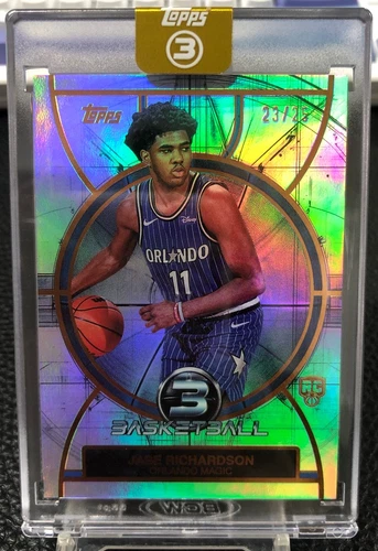 2025 Topps Three Basketball Bronze Jase Richardson #85