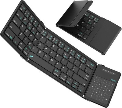 Nillkin Faltbare Bluetooth Tastatur mit integriertem Touchpad + Nummernblock - Ultra
