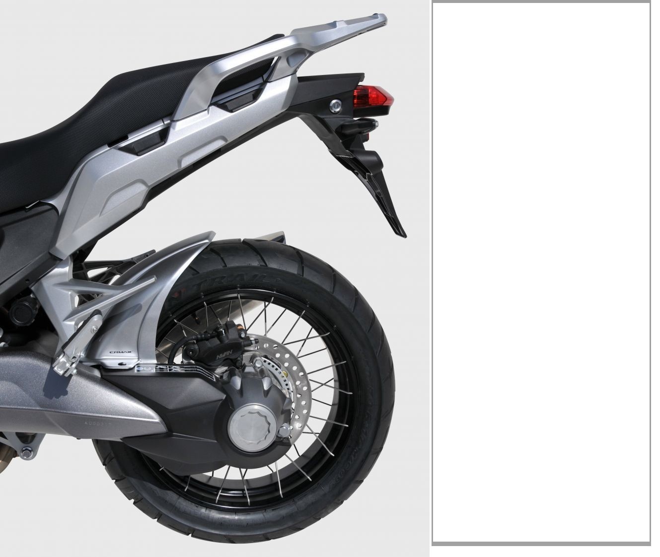 Garde boue arrière Ermax Honda Crosstourer 1200 lèche roue Blanc NHA66 2012-2015