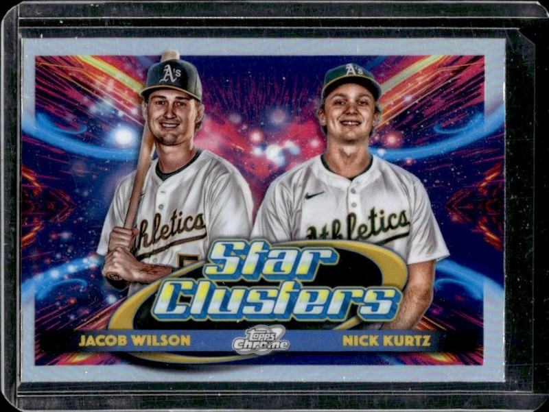 2025 Topps Cosmic Chrome Nick Kurtz Jacob Wilson Star Clusters #DSC-6 Athletics