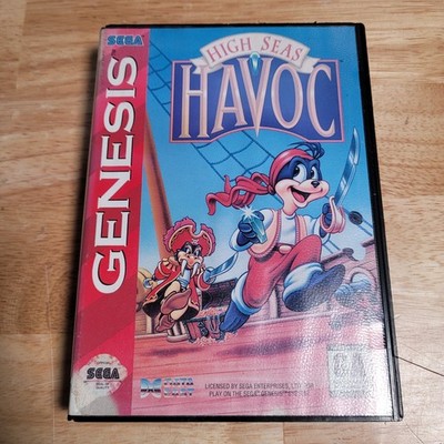 High Seas Havoc Sega Genesis, 1993 No Manual - Tested