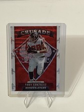 2021 Panini Rookies & Stars - Crusade Tony Gonzalez #CR-19 Red Wave Prizm