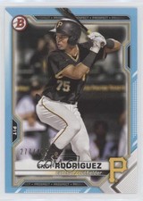 2021 Bowman Draft Sky Blue 277/499 Endy Rodriguez #BD-168 0fz3