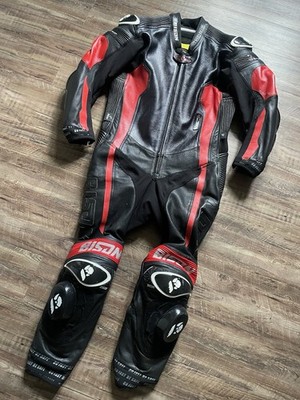 Bison Thor .2 Motorcycle Racing Suit Kangaroo Leather Moto Gp