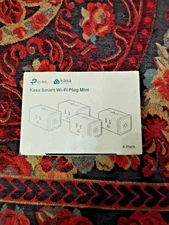 Kasa Smart Plug Mini 15A, Smart Home Wi-Fi Outlet, 4-Pack, Model No. HS103P4