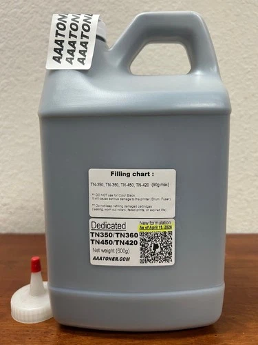 (600g) TONER REFILL for Brother TN-450, TN-420, TN-350, TN-360, TN450 TN420