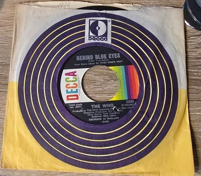 The Who Behind Blue Eyes / My Wife Decca 45