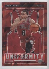 2021-22 Panini Contenders Optic Uniformity Red Cracked Ice Prizm Zach LaVine 2r8