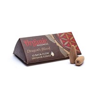 RäUcher Set Drachenblut NatüRliche RüCkfluss RäUcherkegel -- 24G + Lotus Teelich