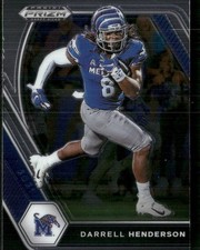 2021 Panini Prizm Draft Picks Collegiate #94 Darrell Henderson
