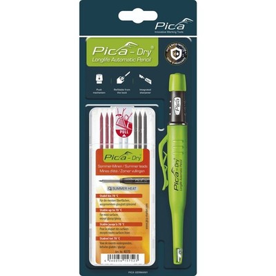 Pica 30407 Dry Bundle Marker, 1x 4070 Lead Kit, Construction Pencil, Holder
