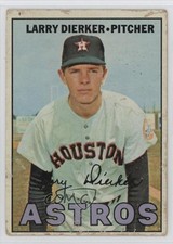 1967 Topps Larry Dierker #498 qp4
