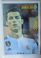 C RONALDO  ( R MADRID ) SUPER STAR METALCARD LIMITED EDITION  MUNDICROMO 2015/16