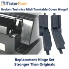 Hinges for Technics Midi Turntable Cover Lid SL-J100R COMPATIBLE Left Right Pair