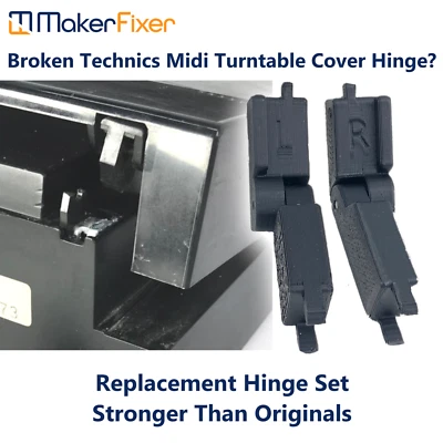 MAKER FIXER Bisagras para Tapa Tocadiscos Technics Midi Compatible SL-J90