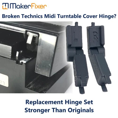 Hinges for Technics Midi Turntable Cover Lid SL-J110R SL-J110D SL-J90 COMPATIBLE