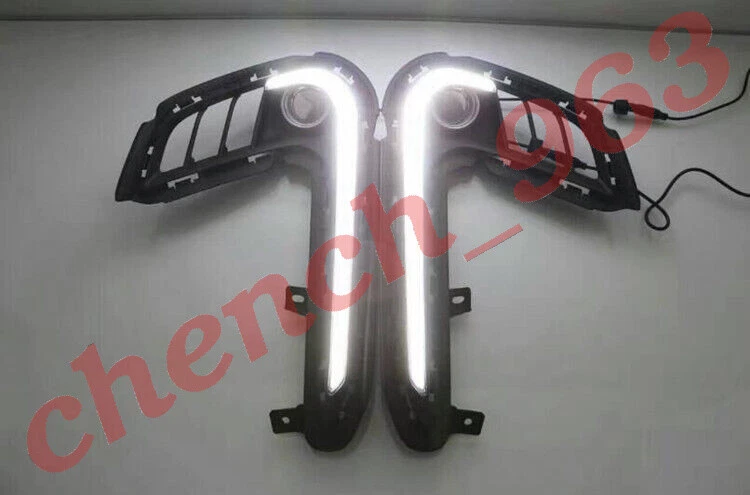 Luz antiniebla LED DRL diurna para Hyundai Elantra AD 2017 con intermitente Foto 4 de 4