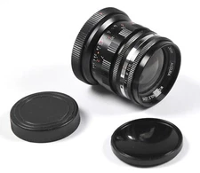 Accura 35mm f/2.8 Wide Angle Lens with TA4 adapter Ring Mount Screw to Canon F
