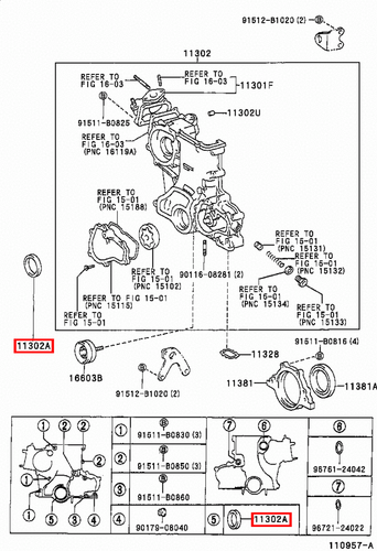 Genuine LandCruiser FZJ105 1FZ 4.5 Petrol Front Timing Cover Crankshaft Oil Seal - Picture 4 of 7
