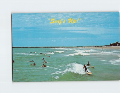 Postcard Surfs Up! Florida coast Florida USA