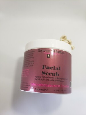 Microdermabrasion &brown sugar Facial Scrub - Skin Renew/ ACNE , OILY ,Hormonal 
