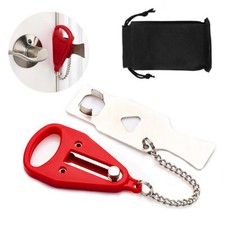 Portable Door Lock Extra Lock for Privacy and Safety in Home, Hotel, Apartment
