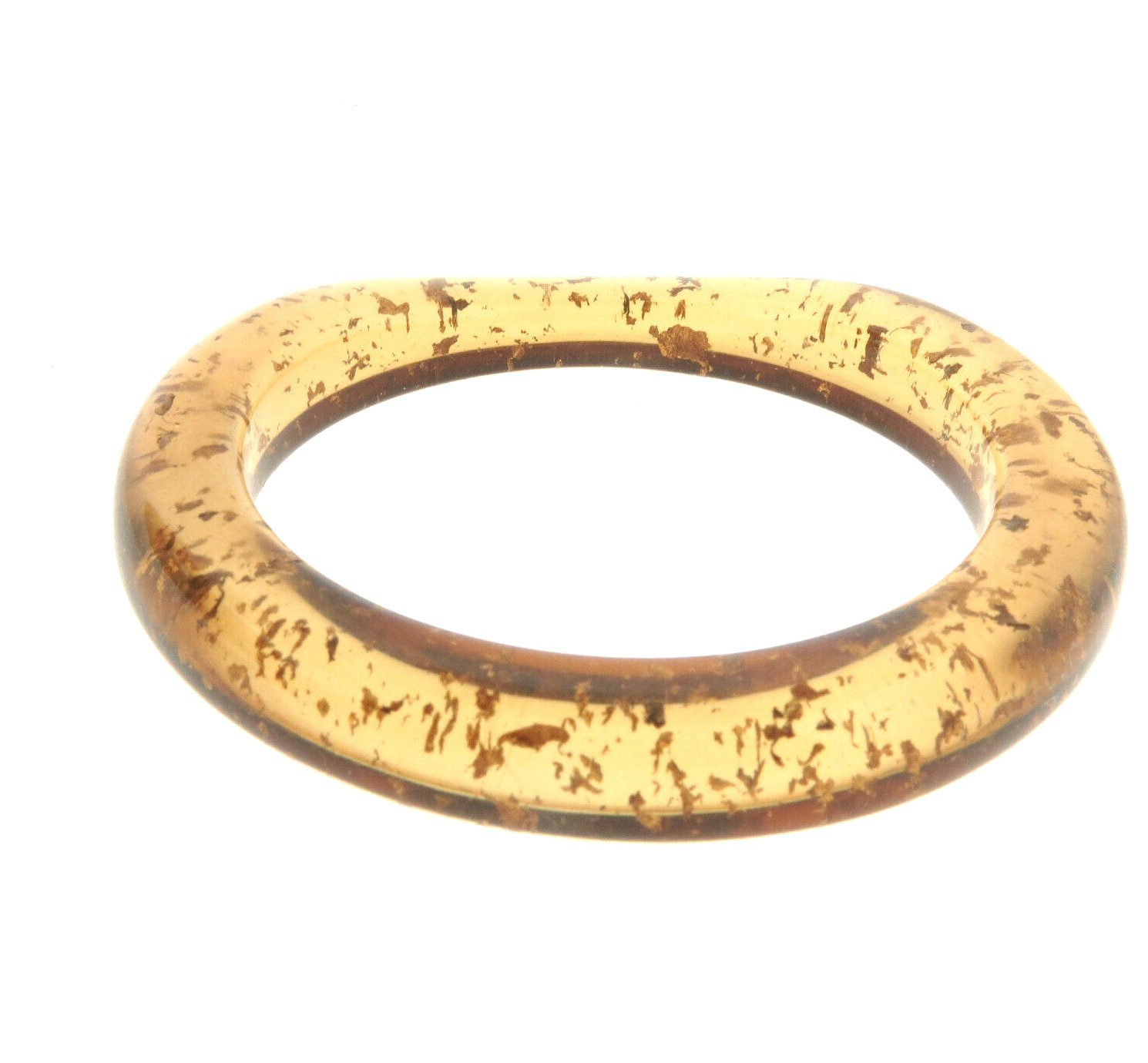 Vintage Lucite Bracelet with 24k Gold Flake 2.5 Inch eBay