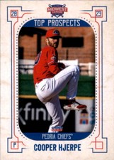 2023 Midwest League Top Prospects Choice #14 Cooper Hjerpe Capay California Card