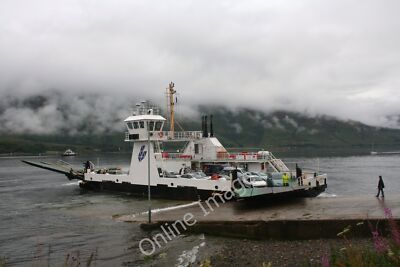 Foto 12x8 Corran Ferry Inchree Die Fähre verlässt die Slipanlage nach CR C2011