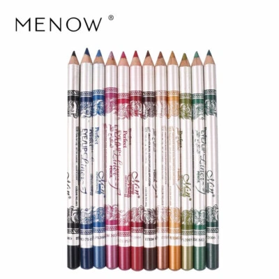 GLAMZA 12 Stück Matt Mehrzweck Eyeliner Lip Liner Stift Weich Langanhaltend Augen Make-up
