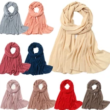 Muslim Hijab Women Scarf Chiffon Head Wrap Turban Islamic Headscarf Scarves New
