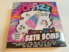 Pop Fizz Unicorn Wand Bath Bomb Kit Kids Make At Home Unopened Summer Craft