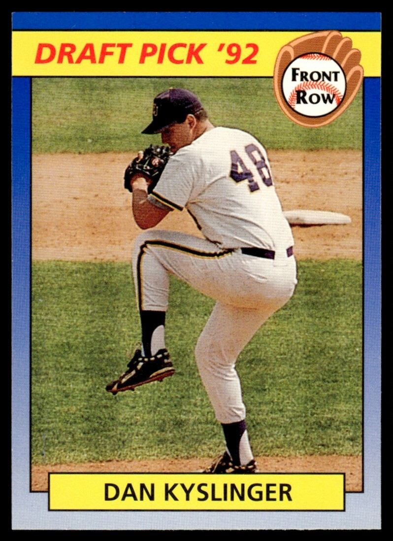 1992 Front Row Draft Picks #95 Dan Kyslinger Milwaukee Brewers