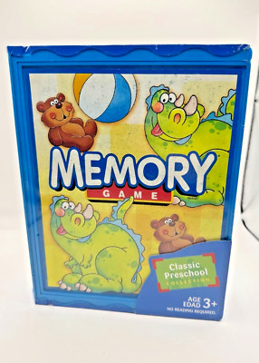 NEU - Hasbro Memory Matching Spiel Classic Vorschule Bücherregal Edition Alter 3+
