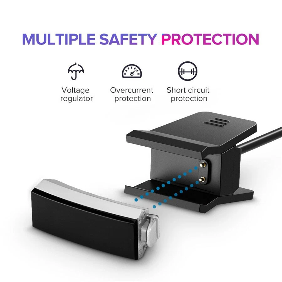 USB Ladekabel Für Fitbit Charge 2 Fitness Smartwatch Ladegerät Netzteiadapter 1M - Bild 2 von 4