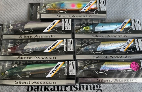 Shimano Exsence Silent Assassin Flash Boost  140S Sinking Lure VARIOUS COLORS