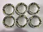 Vintage Myott Ironstone Bowls 6 x Fruit Pattern Bowls