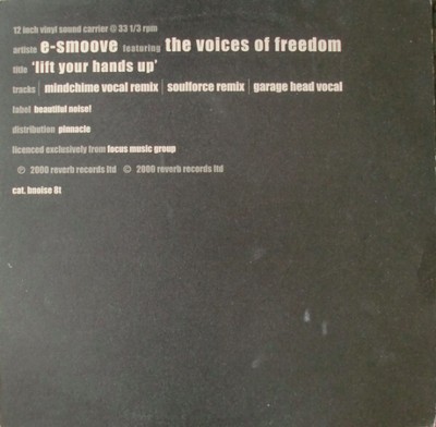 E-Smoove - Lift Your Hands Up - Neue Vinyl Schallplatte 12 - 04 - A1177z