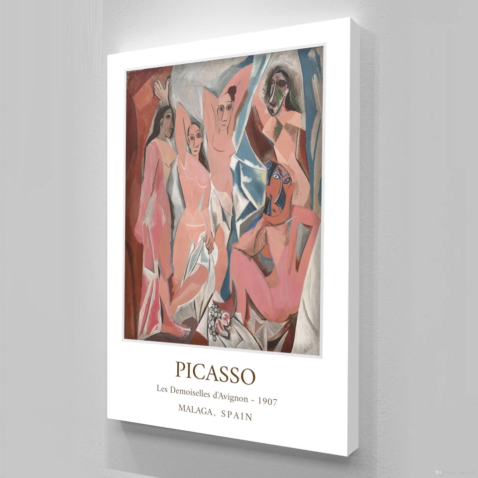 The Young Ladies of Avignon - PABLO PICASSO Wall Art Decor POSTER CANVAS - Image 3 of 3