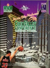 1997 Ohio Valley Conference Men's & Women's Basketball Tournament Program 