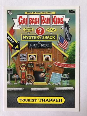 Garbage Pail Kids Topps 2021 Go On Vacation Sticker Tourist Trapper 93a